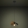 Eglo - Candeeiro suspenso 1xE27/40W/230V 41 cm preto/dourado