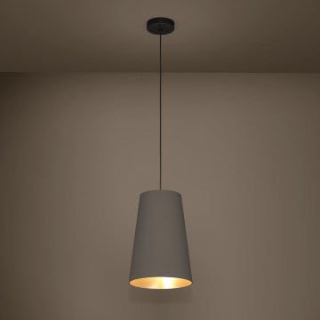 Eglo - Candeeiro suspenso 1xE27/40W/230V castanho
