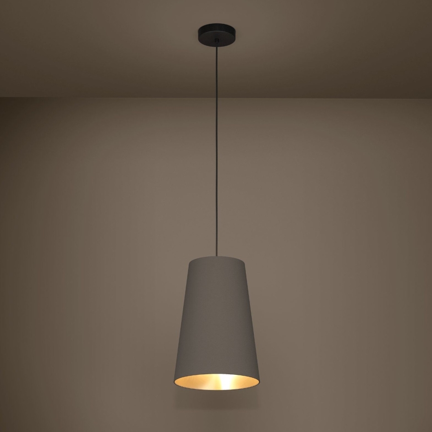 Eglo - Candeeiro suspenso 1xE27/40W/230V castanho