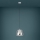Eglo - Candeeiro suspenso 1xE27/40W/230V diâmetro 26 cm fumado