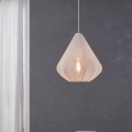 Eglo - Candeeiro suspenso 1xE27/40W/230V diâmetro 33,5 cm branco