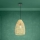 Eglo - Candeeiro suspenso 1xE27/40W/230V diâmetro 35 cm bambu
