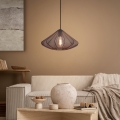 Eglo - Candeeiro suspenso 1xE27/40W/230V diâmetro 42,5 cm preto