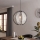 Eglo - Candeeiro suspenso 1xE27/40W/230V diâmetro 48 cm branco/preto