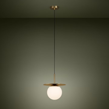 Eglo - Candeeiro suspenso 1xE27/40W/230V dourado