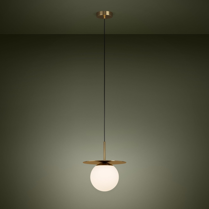 Eglo - Candeeiro suspenso 1xE27/40W/230V dourado