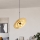 Eglo - Candeeiro suspenso 1xE27/40W/230V dourado