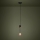 Eglo - Candeeiro suspenso 1xE27/40W/230V preto/dourado