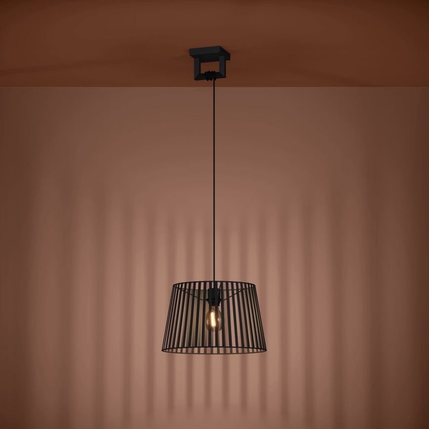 Eglo - Candeeiro suspenso 1xE27/40W/230V preto