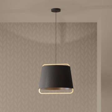 Eglo - Candeeiro suspenso 1xE27/40W/230V preto