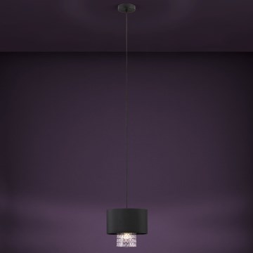 Eglo - Candeeiro suspenso 1xE27/40W/230V preto