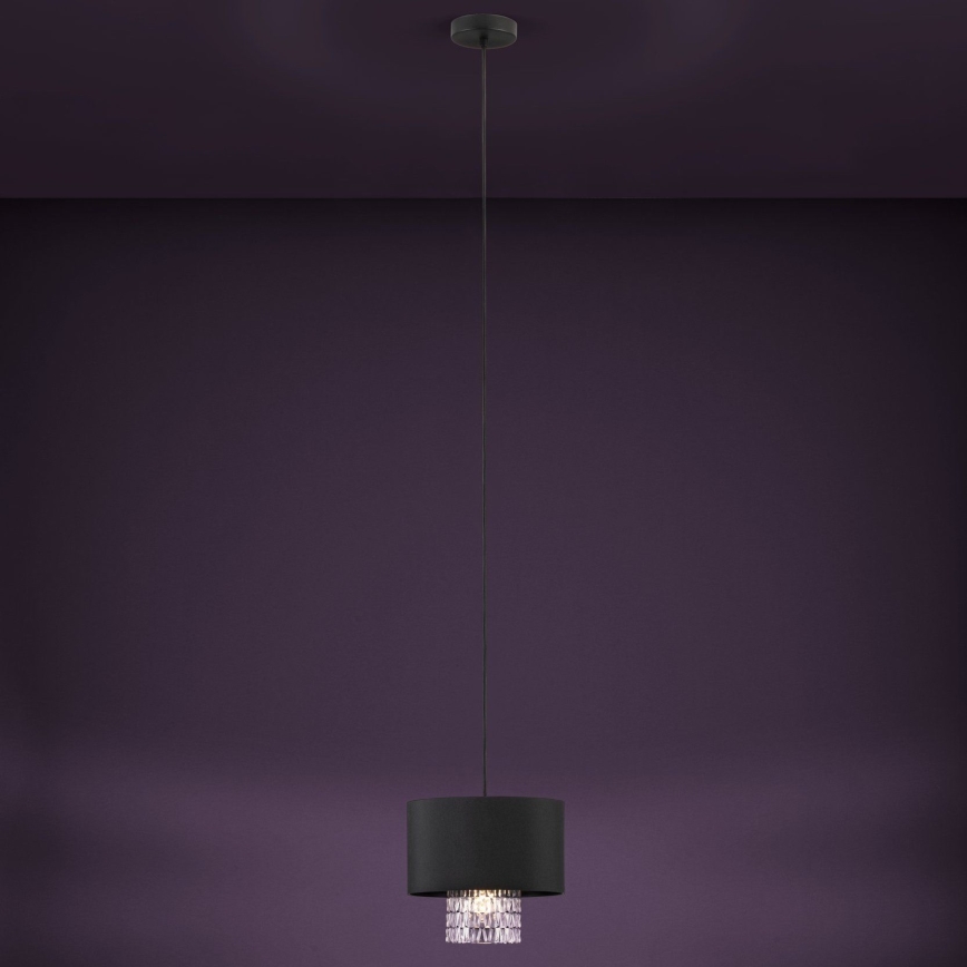 Eglo - Candeeiro suspenso 1xE27/40W/230V preto