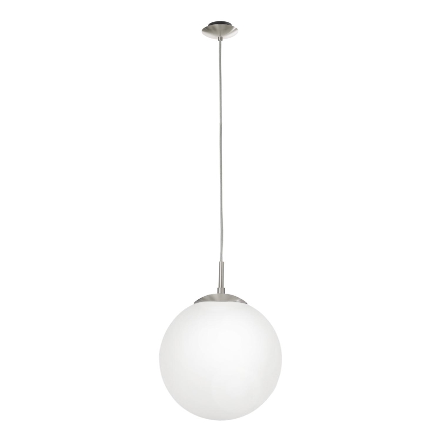EGLO - Candeeiro suspenso 1xE27/60W/230V diâmetro 25 cm branco