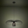 Eglo - Candeeiro suspenso 1xE27/60W/230V diâmetro 77 cm preto