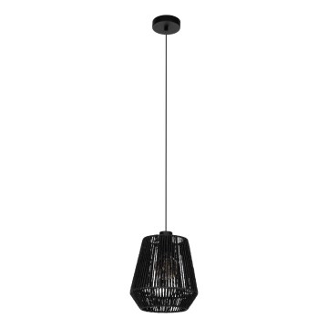 Eglo - Candeeiro suspenso 1xE27/60W/230V preto