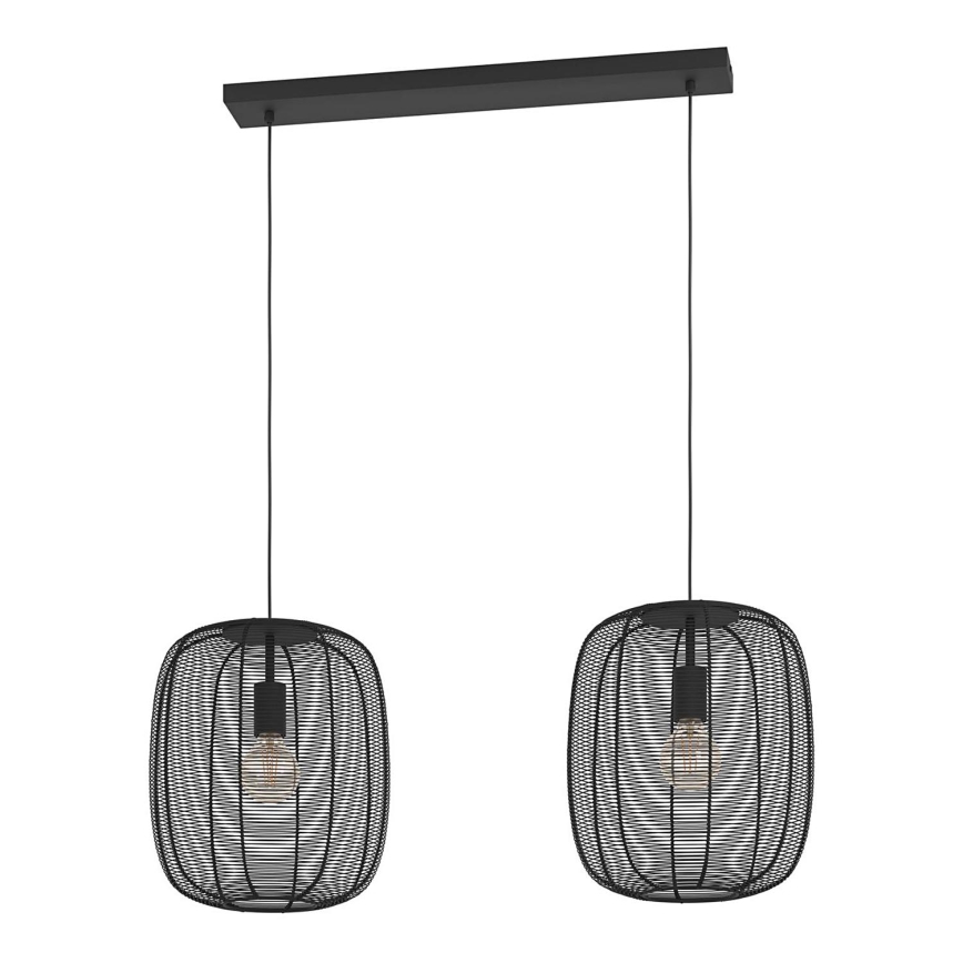 Eglo - Candeeiro suspenso 2xE27/40W/230V