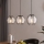 Eglo - Candeeiro suspenso 3xE27/40W/230V branco/preto