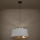 Eglo - Candeeiro suspenso 3xE27/40W/230V cinzento/dourado