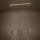 Eglo - Candeeiro suspenso 3xE27/40W/230V dourado/castanho