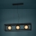 Eglo - Candeeiro suspenso 3xE27/40W/230V fumado/preto