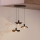 Eglo - Candeeiro suspenso 3xE27/40W/230V preto/dourado