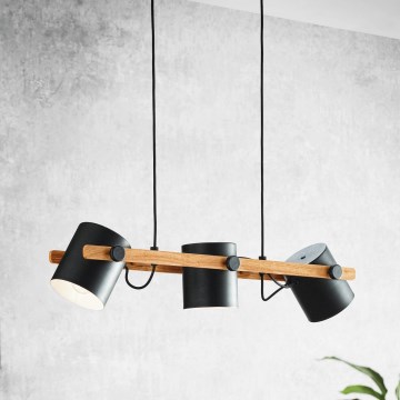 Eglo - Candeeiro suspenso 3xE27/60W/230V - FSC certificado