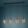 Eglo - Candeeiro suspenso 4xE27/40W/230V castanho