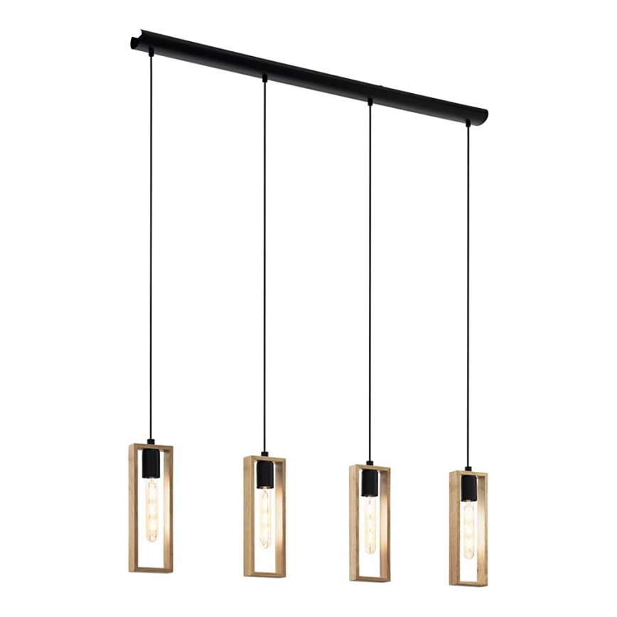 Eglo - Candeeiro suspenso 4xE27/60W/230V