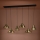 Eglo - Candeeiro suspenso 6xE27/40W/230V dourado