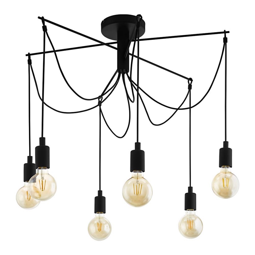 Eglo - Candeeiro suspenso 6xE27/60W/230V aranha