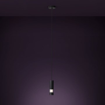 Eglo - Candeeiro suspenso LED 1xGU10/4,6W/230V preto