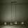 Eglo - Candeeiro suspenso LED 4xGU10/4,6W/230V 3000K dourado