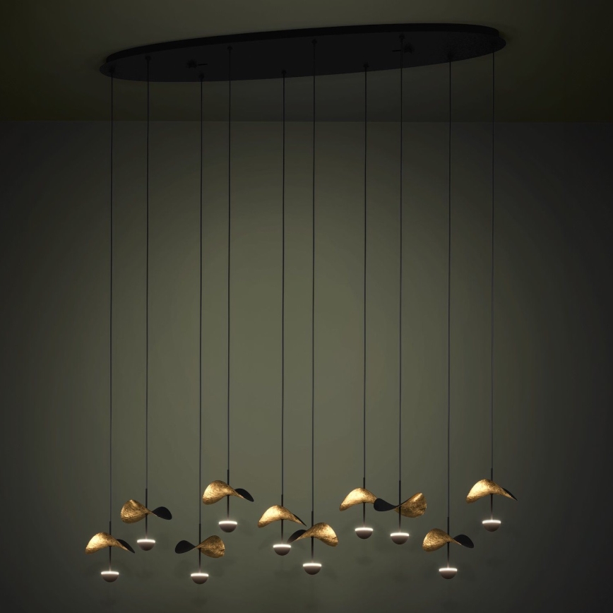 Eglo - Candeeiro suspenso LED com regulação 10xLED/2,3W/230V 3000K