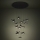 Eglo - Candeeiro suspenso LED com regulação 17xLED/3W/230V 3000K preto