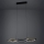 Eglo - Candeeiro suspenso LED com regulação 2xLED/12,5W/230V + LED/15,5W 3000K preto