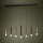 Eglo - Candeeiro suspenso LED com regulação 7xLED/3,1W/230V 3000K antracite/dourado