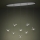 Eglo - Candeeiro suspenso LED com regulação 8xLED/4,2W/230V 3000K cromado brilhante