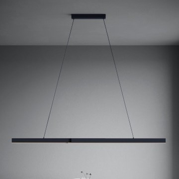 Eglo - Candeeiro suspenso LED com regulação LED/20W/230V 3000K preto