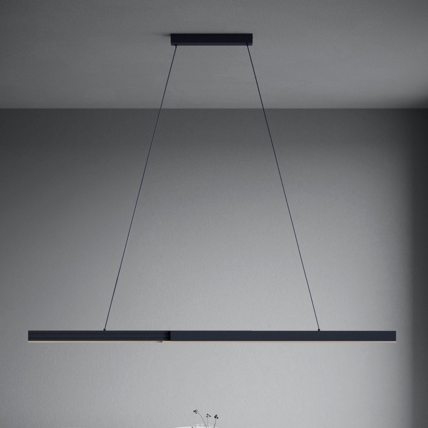 Eglo - Candeeiro suspenso LED com regulação LED/20W/230V 3000K preto