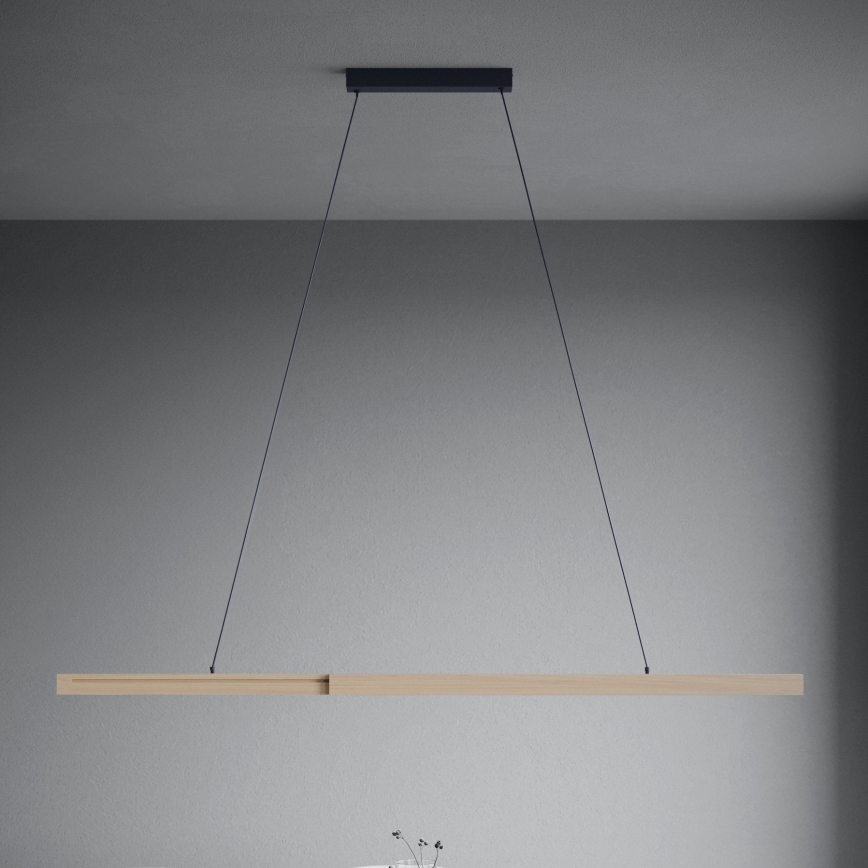 Eglo - Candeeiro suspenso LED com regulação LED/21W/230V 3000K castanho
