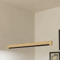 Eglo - Candeeiro suspenso LED com regulação LED/25,5W/230V 3000K preto/bege
