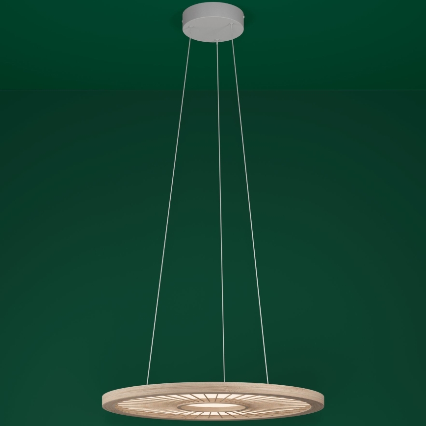 Eglo - Candeeiro suspenso LED com regulação LED/36W/230V 4000K bege