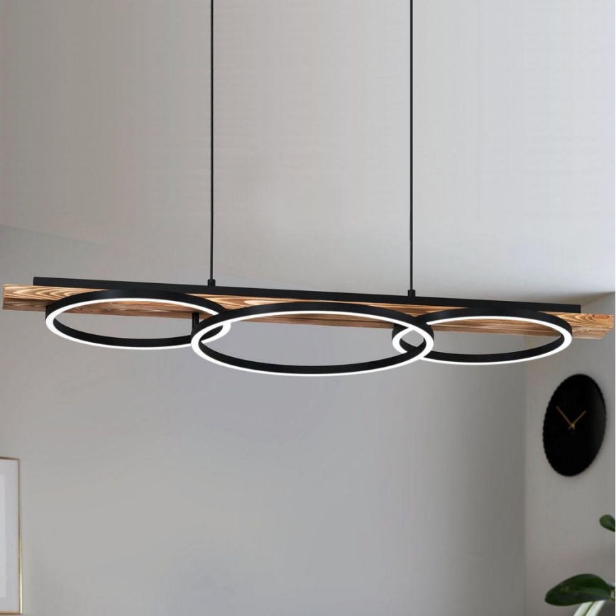Eglo - Candeeiro suspenso LED com regulação LED/40,5W/230V