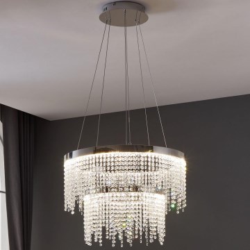 Eglo - Candeeiro suspenso LED com regulação LED/45W/230V