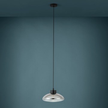 Eglo - Candeeiro suspenso LED com regulação LED/5,4W/230V 2700K fumado