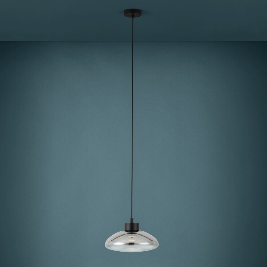 Eglo - Candeeiro suspenso LED com regulação LED/5,4W/230V 2700K fumado