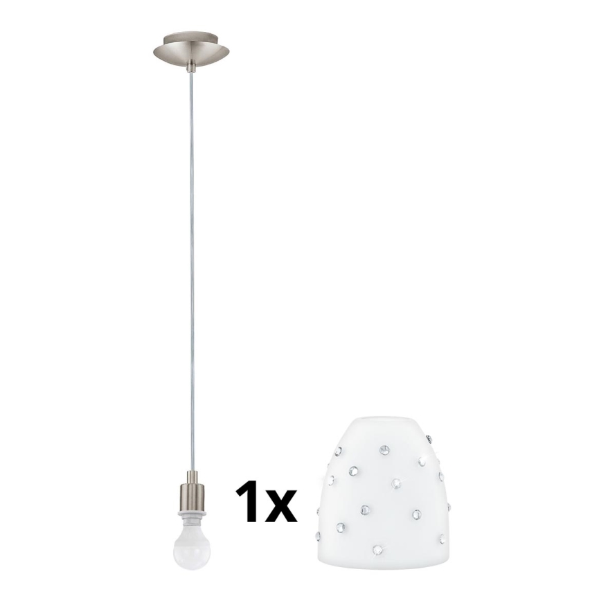 Eglo - Candeeiro suspenso LED MY CHOICE 1xE14/4W/230V  cromado mate/branco