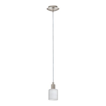 Eglo - Candeeiro suspenso LED MY CHOICE 1xE14/4W/230V cromado mate/branco