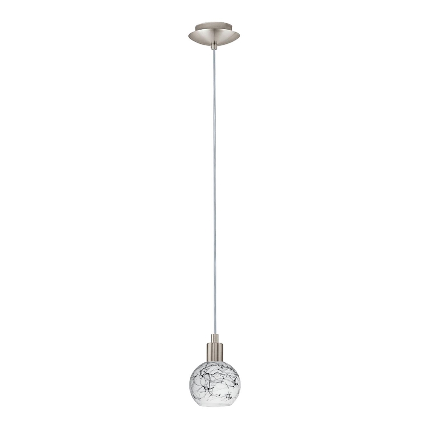 Eglo - Candeeiro suspenso LED MY CHOICE 1xE14/4W/230V cromado mate/branco/preto