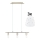 Eglo - Candeeiro suspenso LED MY CHOICE 3xE14/4W/230V cromado mate/branco